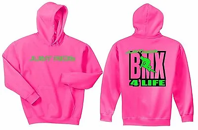 Buy Bmx 4 Life Just Ride Hoodie Sweat Shirt Bike Bicycle Pink Girl • 35.43£