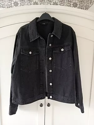 Buy Ladies Denim Jacket Size UK 14.Good Condition.Colour Faded Black.(OTHER) • 4.99£