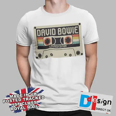 Buy David Bowie T-shirt Music Cassette Retro 80s Sci Fi Ziggy Stardust Tee 70s 90s • 6.99£