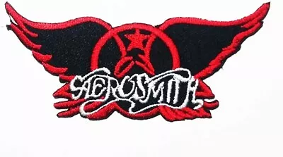 Buy Aerosmith Patch (3.5 ) Iron/Sew-on DIY Rock Band Festival Jacket Gift Badges • 4.79£