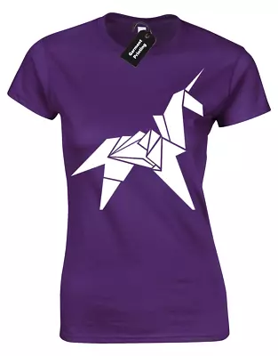 Buy Origami Unicorn Ladies T Shirt Retro Movie Tyrell Replicant Sci-fi • 7.99£