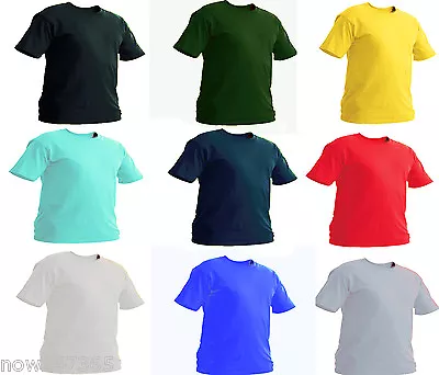 Buy Kids Plain T Shirt Age 2 To 13 School P.E Top 100% Cotton Boys Girls Children's  • 3.95£