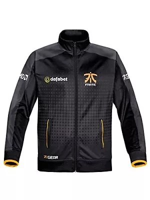 Buy Fnatic Gear Esports Mens Player Jacket Zipped 2016 Gaming Jacket Size M New Seal • 24.99£