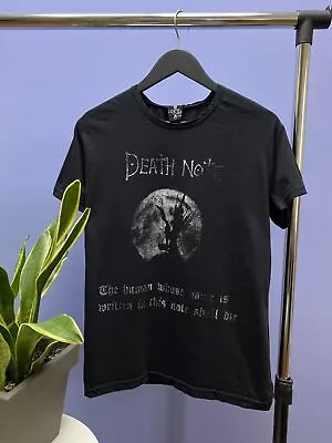 Buy Death Note Japanese Anime T Shirt Size L Black Men Cartoon Large Crewneck • 78.86£