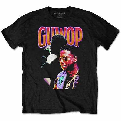 Buy GUCCI MANE (GUWOP)  Unisex T- Shirt - Gucci Collage  - Black  Cotton  • 16.99£