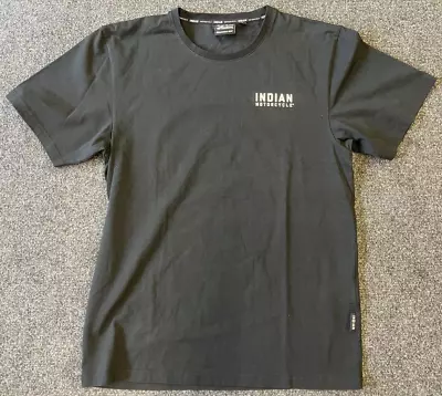 Buy Indian Motorcycle Men's Short Sleeve Black T-Shirt M (Logo On The Back) • 11.99£
