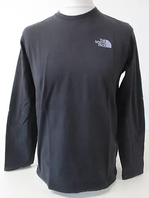 Buy NORTH FACE Long Sleeve T Shirt, 100% Cotton, Black, Medium, To Fit 38  Chest • 16£