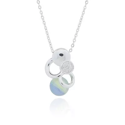 Buy Silver Plated Necklace & Earrings, Circles Galore, Candy Collection, Equilibrium • 12.95£