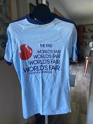 Buy Vintage 1982 Worlds Fair T Shirt Men's XL Knoxville TN Paper Thin • 33.07£