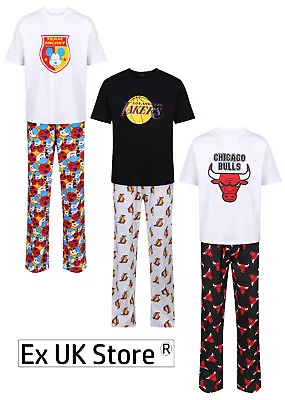 Buy Mens Character Pyjamas Ex Uk Store Sleep Lounge Night Wear M-xxl Pj Sets New • 12.99£