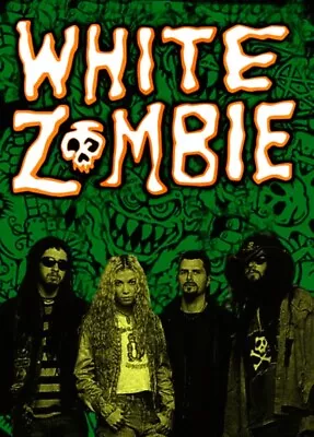 Buy Rob Zombie White Zombie N  Made To Order White Gildan T Shirt S- 3 Xl DTG • 16£
