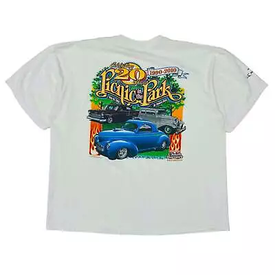 Buy Vintage  Clutch Burners Picnic In The Park Graphic T-Shirt - 2XL • 15£