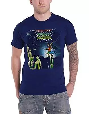 Buy URIAH HEEP - DEMONS AND WIZARDS NAVY - Size S - New T Shirt - J72z • 19.06£