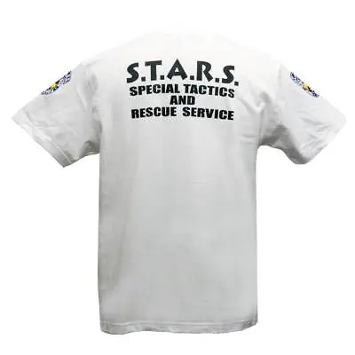Buy Resident Evil Official S.T.A.R.S. Stars T-shirt XL Size White  Umbrella JAPAN JP • 65.90£