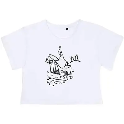 Buy 'Quirky House' Women's Cotton Crop Tops (CO037861) • 11.99£
