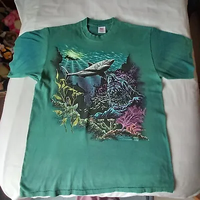 Buy Vintage Stand OUT Designs  Shark Theme T-shirt XL VGC • 30£