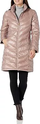 Buy Calvin Klein Womens Chevron Quilted Packable Down Jacket • 79.99£