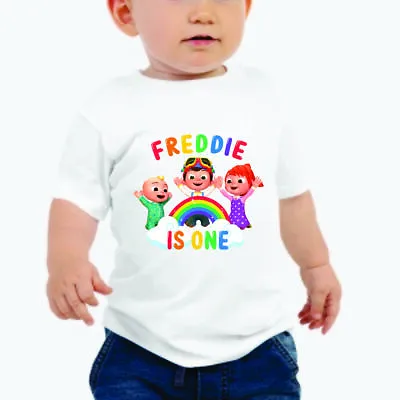Buy Personalised Cocomelon Baby Vest/Romper/T-shirt - I Am One Today / Two Today • 12.99£