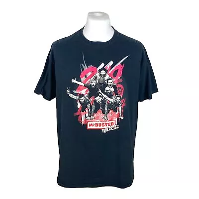 Buy Mc Busted T Shirt XL Black Tour Concert T Shirt Oversized Graphic Pop Music Tee • 22.50£