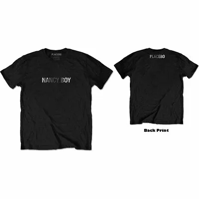 Buy PLACEBO -  Unisex T- Shirt -   Nancy Boy -  Black  Cotton  • 17.99£