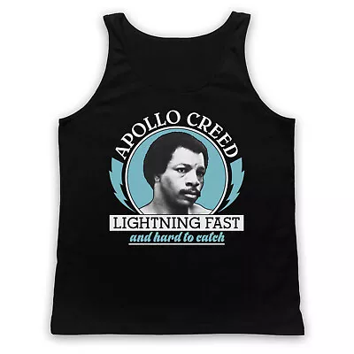 Buy Apollo Creed Lightning Fast Rocky Unofficial Boxing Adults Vest Tank Top • 18.99£