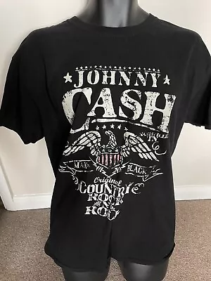 Buy Johnny Cash Man In Black Official T Shirt - XL Black VGC • 5.99£