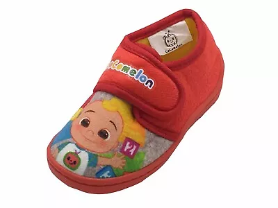 Buy Girls Slippers Coco Melon Red Size 5 6 7 8 9 10 Infant UK Nursery Toddlers Baby • 9.99£
