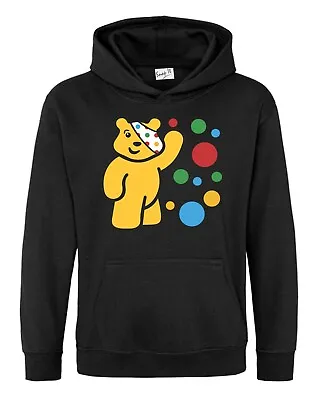 Buy Funny  Pudsey Spotty Bear Unisex Pullover Hooded Top - Cute And Comfy Top • 16.99£