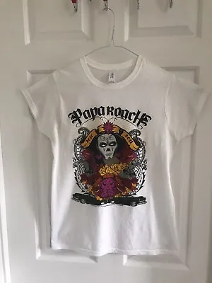 Buy Papa Roach Lady Fit Small T Shirt, New Without Tags • 15£
