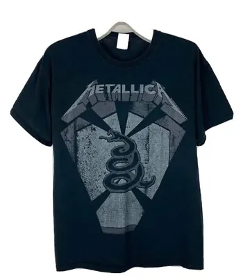 Buy Metallica TRUE VINTAGE RARE European Tour 2012 Black Album T-Shirt Size L • 25.99£