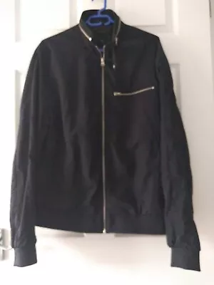 Buy New Look Mans Black Zip Up Front Jacket : Size XL • 4.99£
