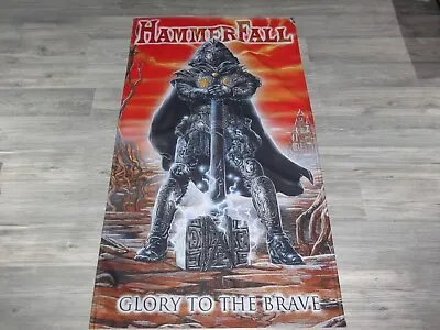 Buy Hammerfall Flag Flagge Poster Heavy Metal Gamma Ray Helloween Gloryful  • 21.69£