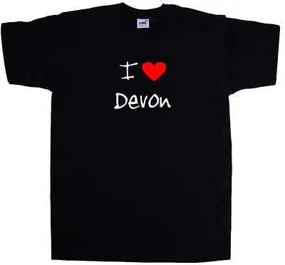 Buy I Love Heart Devon T-Shirt • 8.99£