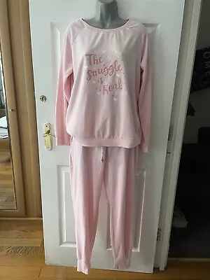 Buy Time To Dream Ladies Fleece Pyjama’s Set Size UK M • 13.99£
