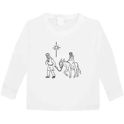 Buy 'Journey To Bethlehem' Children's / Kid's Long Sleeve Cotton T-Shirts (KL027897) • 9.99£
