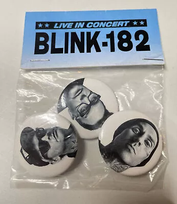 Buy BLINK-182 Live In Concert Merch Button Set Travis Barker Original • 37.79£