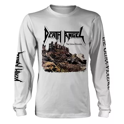 Buy DEATH ANGEL - THE ULTRA-VIOLENCE (WHITE) WHITE Long Sleeve Shirt XX-Large • 30.98£