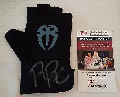 Buy ROMAN REIGNS Autographed Signed WWE WWF Glove Catalog Event Merch JSA Bloodline • 285.04£