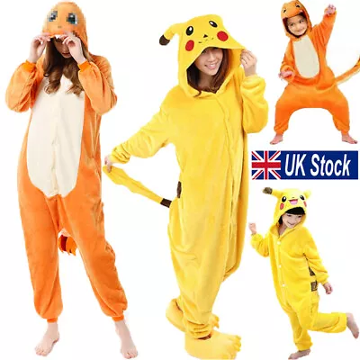Buy Girls Boys Pyjamas 12Onesie Costume Anime Animal Cosplay Hoodie Sleepwear Mc • 15.82£
