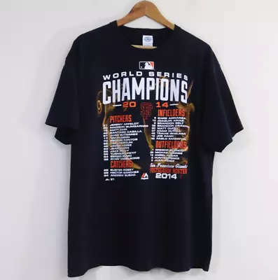 Buy Delta Pro Weight T-shirt San Francisco Giants World Series Champions Size XL • 2.99£
