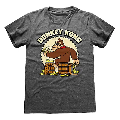 Buy Nintendo - Donkey Kong Dark Heather Unisex T-Shirt - S • 28.60£