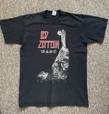 Buy Vintage 2001 Led Zeppelin Stairway To Heaven Band T Shirt Size M 20” Rock Music • 16.95£