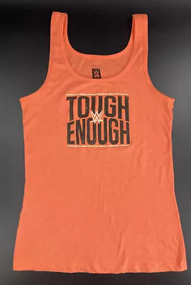 Buy WWE Wrestling Tough Enough Neon Orange Womens Tank Top XL — Good Condition • 13.13£