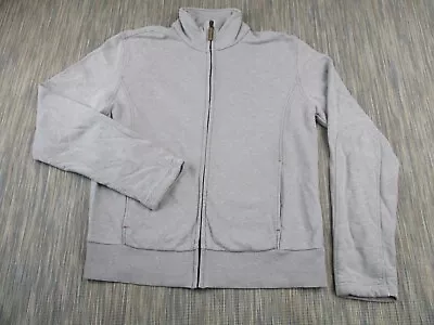 Buy Hugo Boss Jacket Mens Large Grey Full Zip Funnel Neck Pockets Cotton Logo • 24.77£