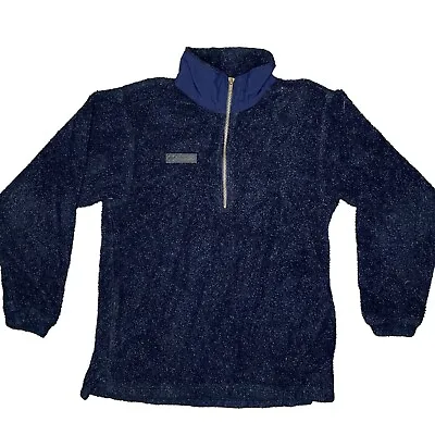 Buy Vintage Columbia Sportswear Fleece Jacket Full Zip S Made In USA Navy • 10£