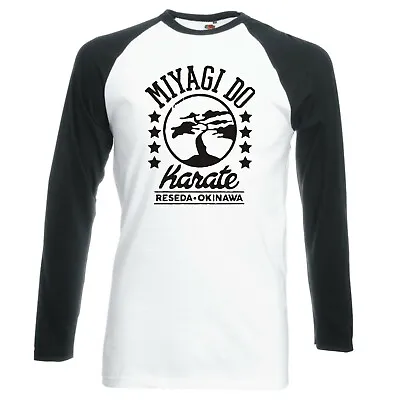 Buy Inspired By Karate Kid  Miyagi Do Karate  Raglan Longsleeve Baseball T-shirt • 16.99£