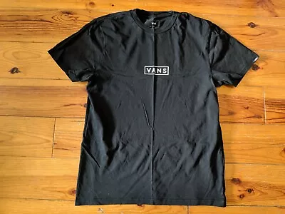 Buy Vans Mens Black T Shirt Vgc Size L • 11.95£
