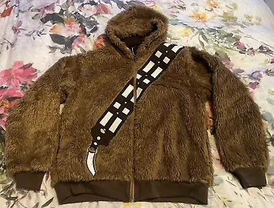 Buy Official Star Wars Chewbacca Mens Jacket Cosplay Fancy Dress Heavy Weight Duty • 45£