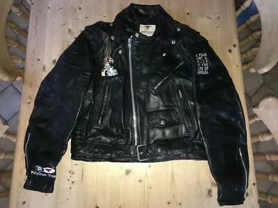Buy Metallica Themed Leather Jacket In Black. Large. • 900£