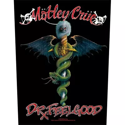 Buy MOTLEY CRUE BACK PATCH: DR FEELGOOD: Album Cover LP Official Merch Fan Gift • 8.95£